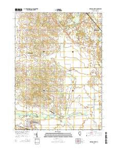 Marengo North Illinois Current topographic map, 1:24000 scale, 7.5 X 7.5 Minute, Year 2015