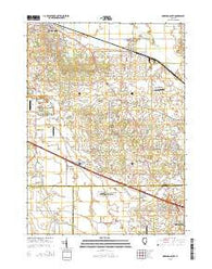 Marengo South Illinois Current topographic map, 1:24000 scale, 7.5 X 7.5 Minute, Year 2015