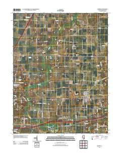 Marine Illinois Historical topographic map, 1:24000 scale, 7.5 X 7.5 Minute, Year 2012