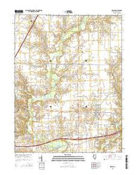 Marine Illinois Current topographic map, 1:24000 scale, 7.5 X 7.5 Minute, Year 2015