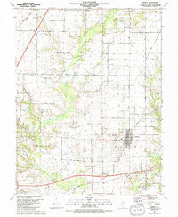 Marine Illinois Historical topographic map, 1:24000 scale, 7.5 X 7.5 Minute, Year 1991