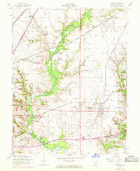 Marine Illinois Historical topographic map, 1:24000 scale, 7.5 X 7.5 Minute, Year 1954