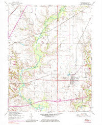 Marine Illinois Historical topographic map, 1:24000 scale, 7.5 X 7.5 Minute, Year 1954
