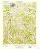 Marion Illinois Historical topographic map, 1:62500 scale, 15 X 15 Minute, Year 1940