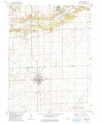 Maroa Illinois Historical topographic map, 1:24000 scale, 7.5 X 7.5 Minute, Year 1979
