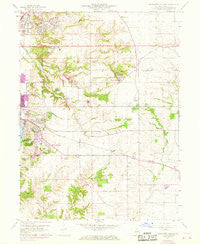 Marquette Heights Illinois Historical topographic map, 1:24000 scale, 7.5 X 7.5 Minute, Year 1960
