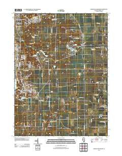 Marquette Heights Illinois Historical topographic map, 1:24000 scale, 7.5 X 7.5 Minute, Year 2012