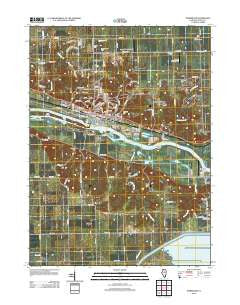 Marseilles Illinois Historical topographic map, 1:24000 scale, 7.5 X 7.5 Minute, Year 2012