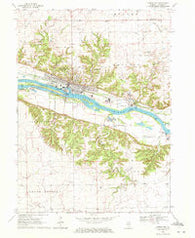 Marseilles Illinois Historical topographic map, 1:24000 scale, 7.5 X 7.5 Minute, Year 1970