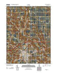 Marshall Illinois Historical topographic map, 1:24000 scale, 7.5 X 7.5 Minute, Year 2012