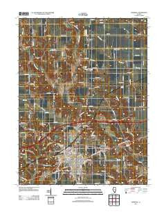 Marshall Illinois Historical topographic map, 1:24000 scale, 7.5 X 7.5 Minute, Year 2012