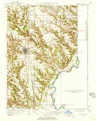 Marshall Illinois Historical topographic map, 1:62500 scale, 15 X 15 Minute, Year 1932