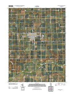 Mason City Illinois Historical topographic map, 1:24000 scale, 7.5 X 7.5 Minute, Year 2012