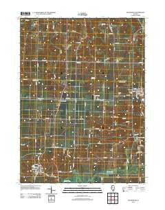 Matherville Illinois Historical topographic map, 1:24000 scale, 7.5 X 7.5 Minute, Year 2012