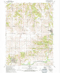 Matherville Illinois Historical topographic map, 1:24000 scale, 7.5 X 7.5 Minute, Year 1991