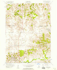 Matherville Illinois Historical topographic map, 1:24000 scale, 7.5 X 7.5 Minute, Year 1953