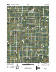 Mazon Illinois Historical topographic map, 1:24000 scale, 7.5 X 7.5 Minute, Year 2012