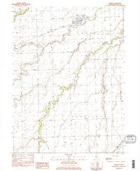 Mazon Illinois Historical topographic map, 1:24000 scale, 7.5 X 7.5 Minute, Year 1983