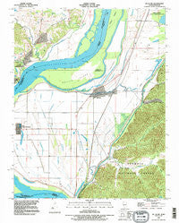McClure Illinois Historical topographic map, 1:24000 scale, 7.5 X 7.5 Minute, Year 1993