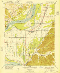 McClure Illinois Historical topographic map, 1:24000 scale, 7.5 X 7.5 Minute, Year 1948