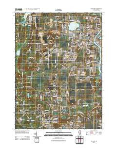 McHenry Illinois Historical topographic map, 1:24000 scale, 7.5 X 7.5 Minute, Year 2012
