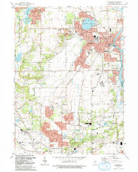 McHenry Illinois Historical topographic map, 1:24000 scale, 7.5 X 7.5 Minute, Year 1992