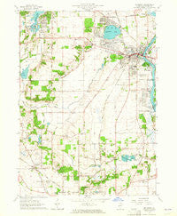 McHenry Illinois Historical topographic map, 1:24000 scale, 7.5 X 7.5 Minute, Year 1963