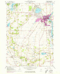 McHenry Illinois Historical topographic map, 1:24000 scale, 7.5 X 7.5 Minute, Year 1963