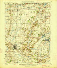 McHenry Illinois Historical topographic map, 1:62500 scale, 15 X 15 Minute, Year 1926