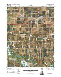 Mechanicsburg Illinois Historical topographic map, 1:24000 scale, 7.5 X 7.5 Minute, Year 2012