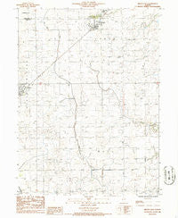 Melvin East Illinois Historical topographic map, 1:24000 scale, 7.5 X 7.5 Minute, Year 1986
