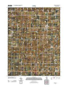 Mendon Illinois Historical topographic map, 1:24000 scale, 7.5 X 7.5 Minute, Year 2012