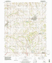 Mendon Illinois Historical topographic map, 1:24000 scale, 7.5 X 7.5 Minute, Year 1995