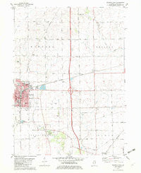 Mendota East Illinois Historical topographic map, 1:24000 scale, 7.5 X 7.5 Minute, Year 1982