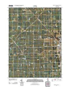 Mendota West Illinois Historical topographic map, 1:24000 scale, 7.5 X 7.5 Minute, Year 2012