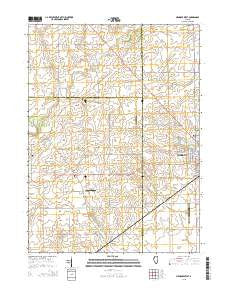 Mendota West Illinois Current topographic map, 1:24000 scale, 7.5 X 7.5 Minute, Year 2015