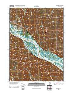 Menominee Illinois Historical topographic map, 1:24000 scale, 7.5 X 7.5 Minute, Year 2012
