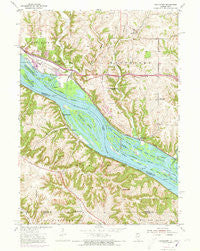 Menominee Illinois Historical topographic map, 1:24000 scale, 7.5 X 7.5 Minute, Year 1955