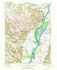 Meredosia Illinois Historical topographic map, 1:62500 scale, 15 X 15 Minute, Year 1928