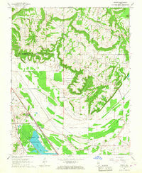 Mermet Illinois Historical topographic map, 1:24000 scale, 7.5 X 7.5 Minute, Year 1966