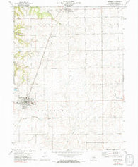 Metamora Illinois Historical topographic map, 1:24000 scale, 7.5 X 7.5 Minute, Year 1972