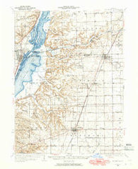 Metamora Illinois Historical topographic map, 1:62500 scale, 15 X 15 Minute, Year 1948