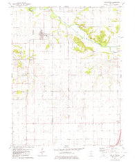 Middlesworth Illinois Historical topographic map, 1:24000 scale, 7.5 X 7.5 Minute, Year 1980