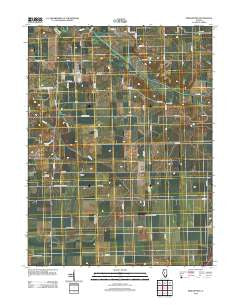 Middletown Illinois Historical topographic map, 1:24000 scale, 7.5 X 7.5 Minute, Year 2012