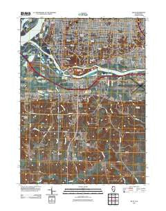 Milan Illinois Historical topographic map, 1:24000 scale, 7.5 X 7.5 Minute, Year 2012