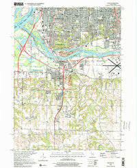 Milan Illinois Historical topographic map, 1:24000 scale, 7.5 X 7.5 Minute, Year 2000