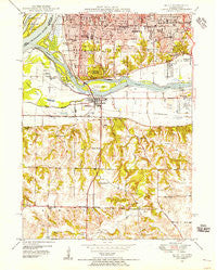 Milan Illinois Historical topographic map, 1:24000 scale, 7.5 X 7.5 Minute, Year 1948