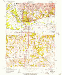 Milan Illinois Historical topographic map, 1:24000 scale, 7.5 X 7.5 Minute, Year 1953