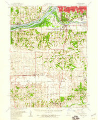 Milan Illinois Historical topographic map, 1:62500 scale, 15 X 15 Minute, Year 1953