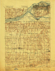 Milan Illinois Historical topographic map, 1:62500 scale, 15 X 15 Minute, Year 1912